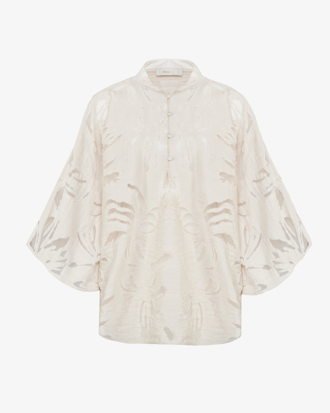 Blusa con maniche a campana