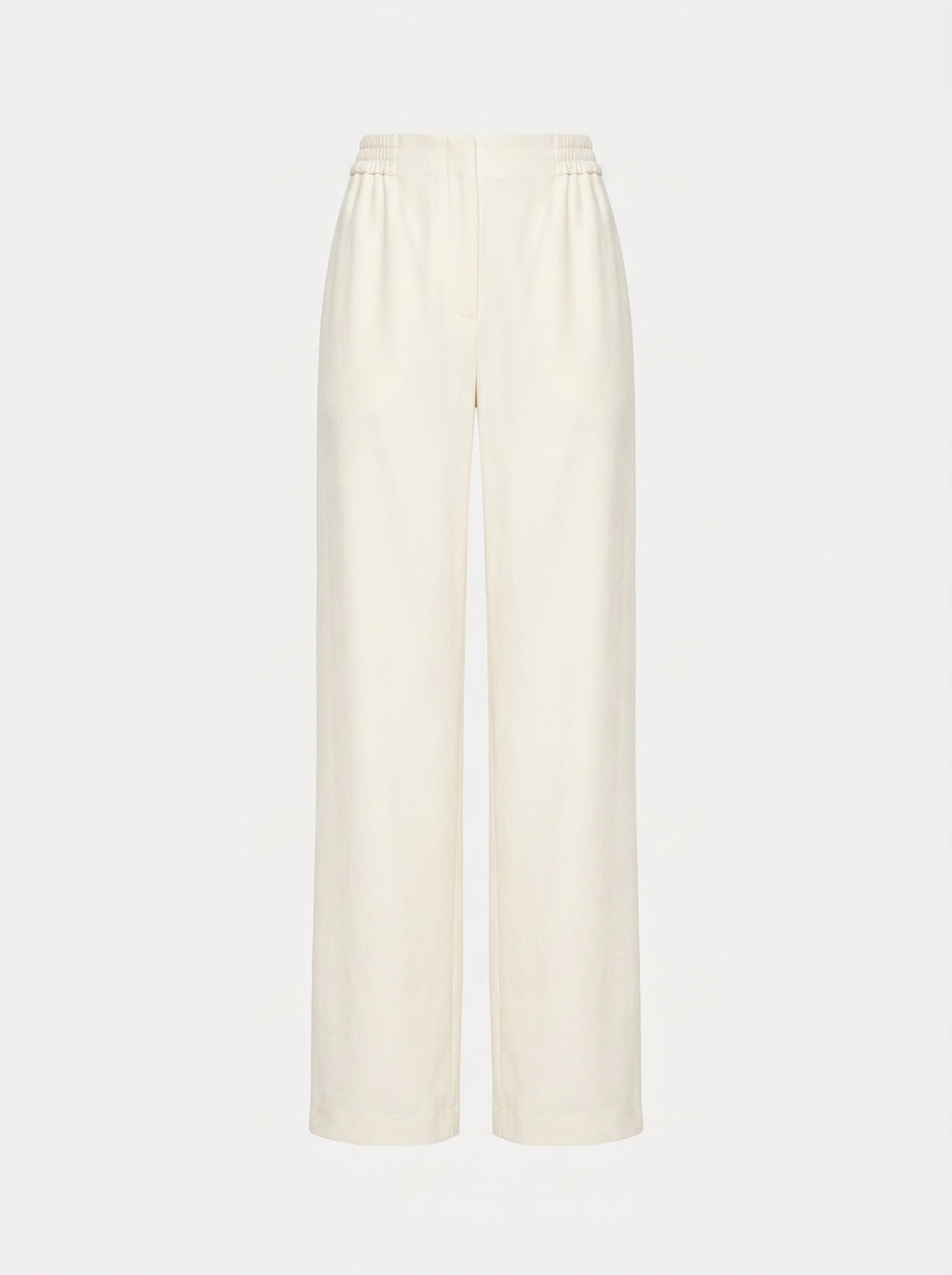 Pantalone palazzo con vita elasticizzata