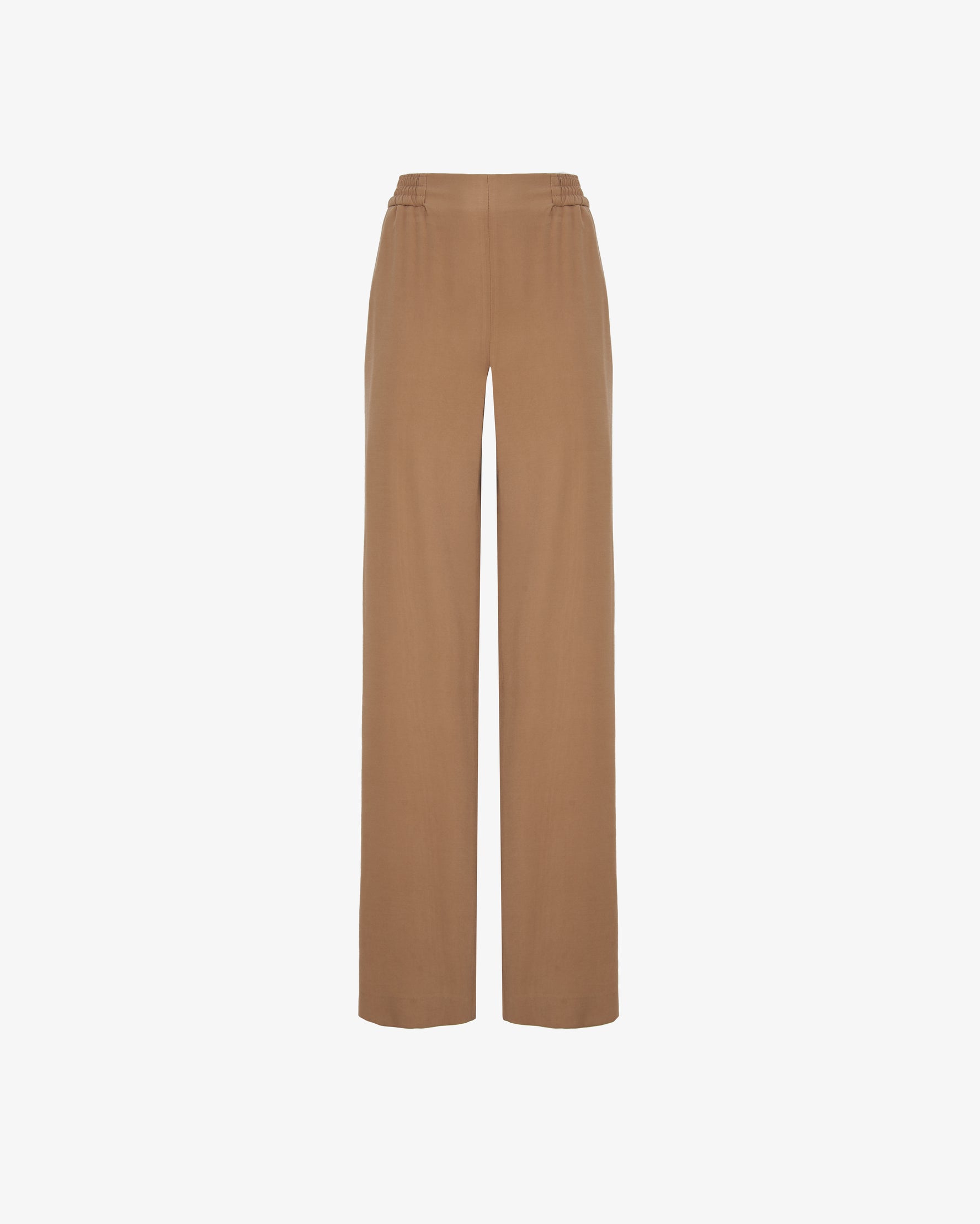 Pantalone palazzo con vita elasticizzata