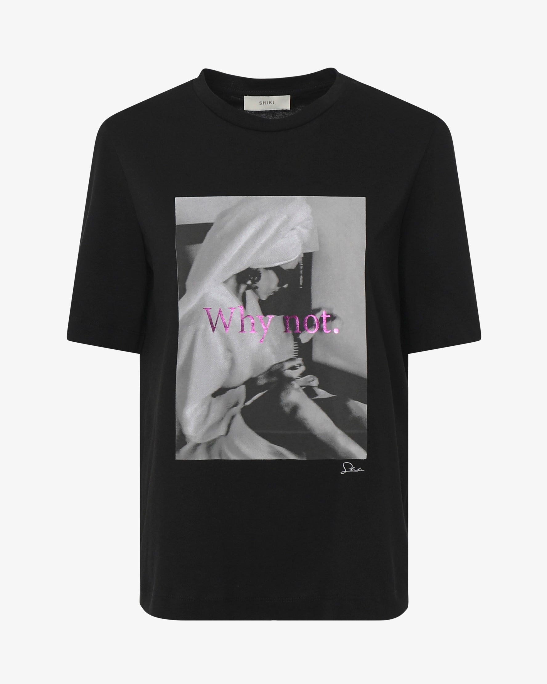 T-shirt con stampa in cotone con stampa