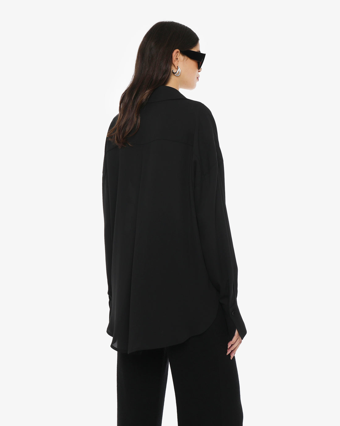 Camicia essenziale  in georgette