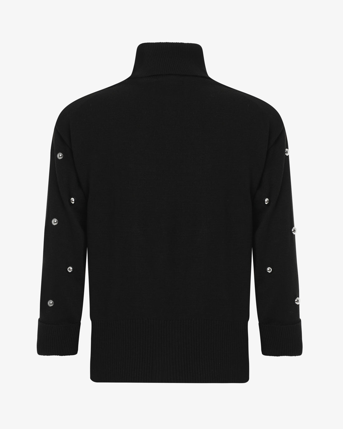 Maglia con collo alto e manica corta
