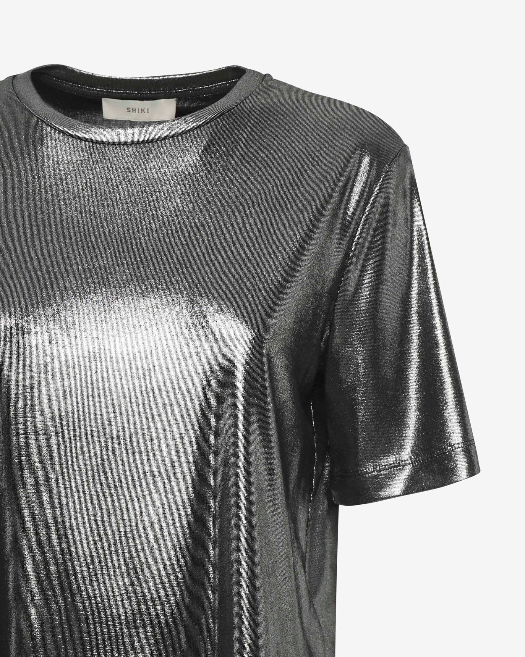 T-shirt in jersey laminato