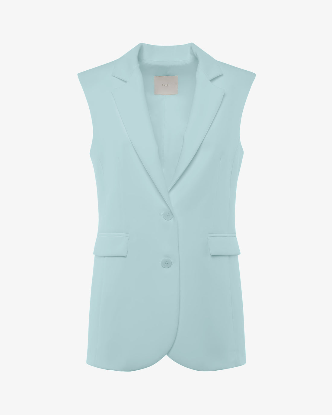 Gilet monopetto con bottoni