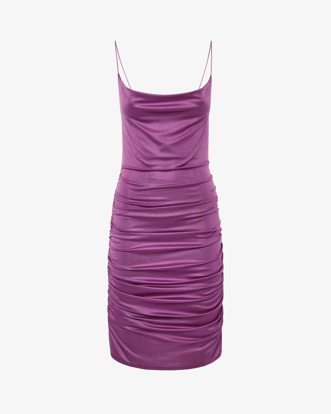 Abito mini con spalline sottili in jersey