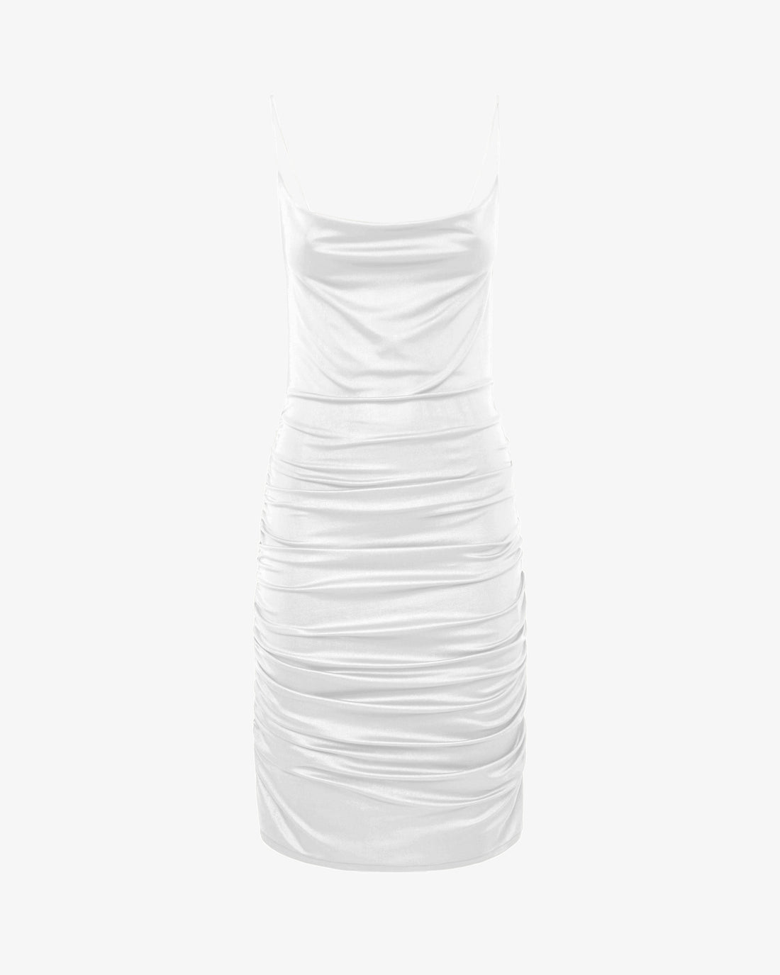 Abito mini con spalline sottili in jersey