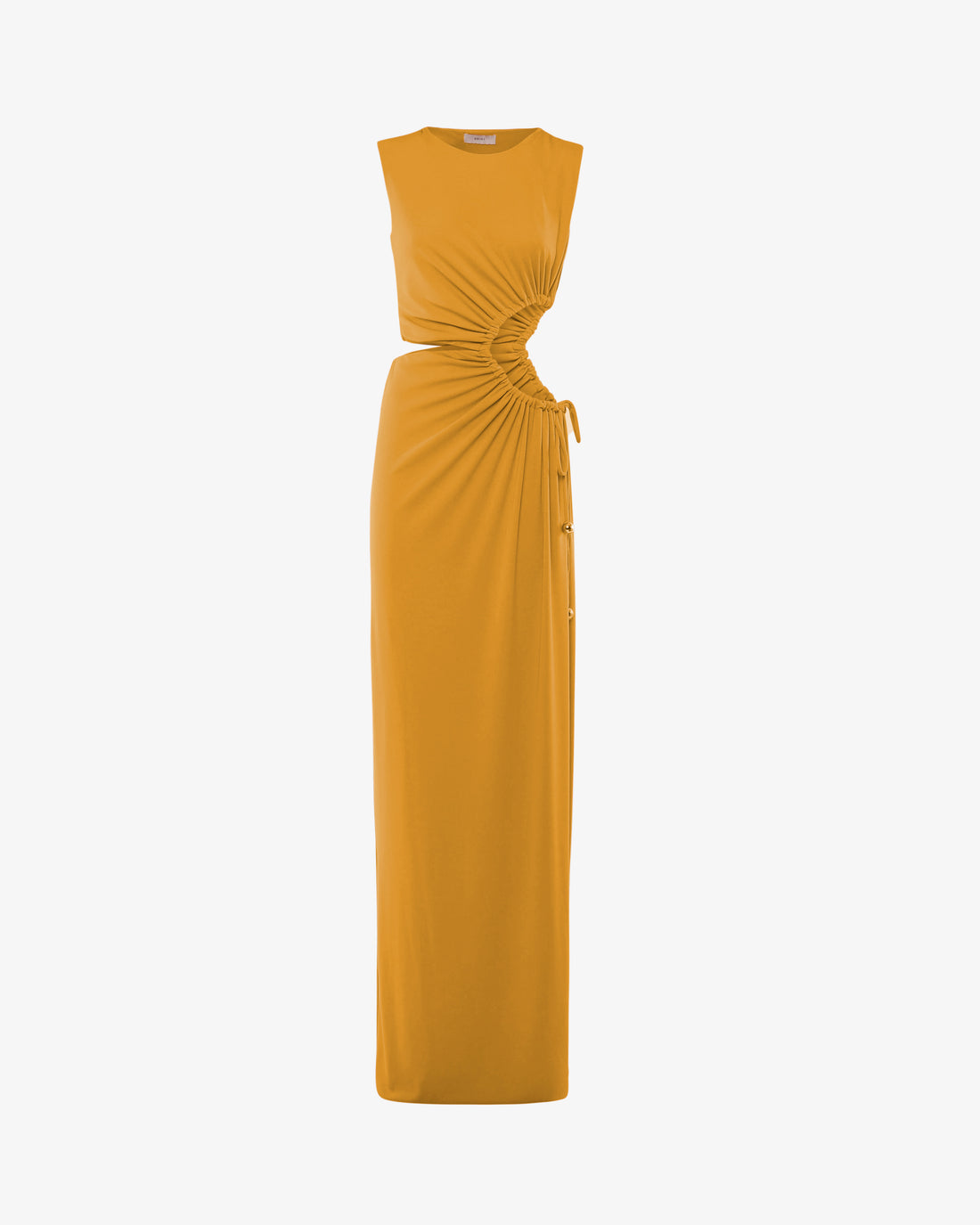 Abito lungo con cut-out in jersey
