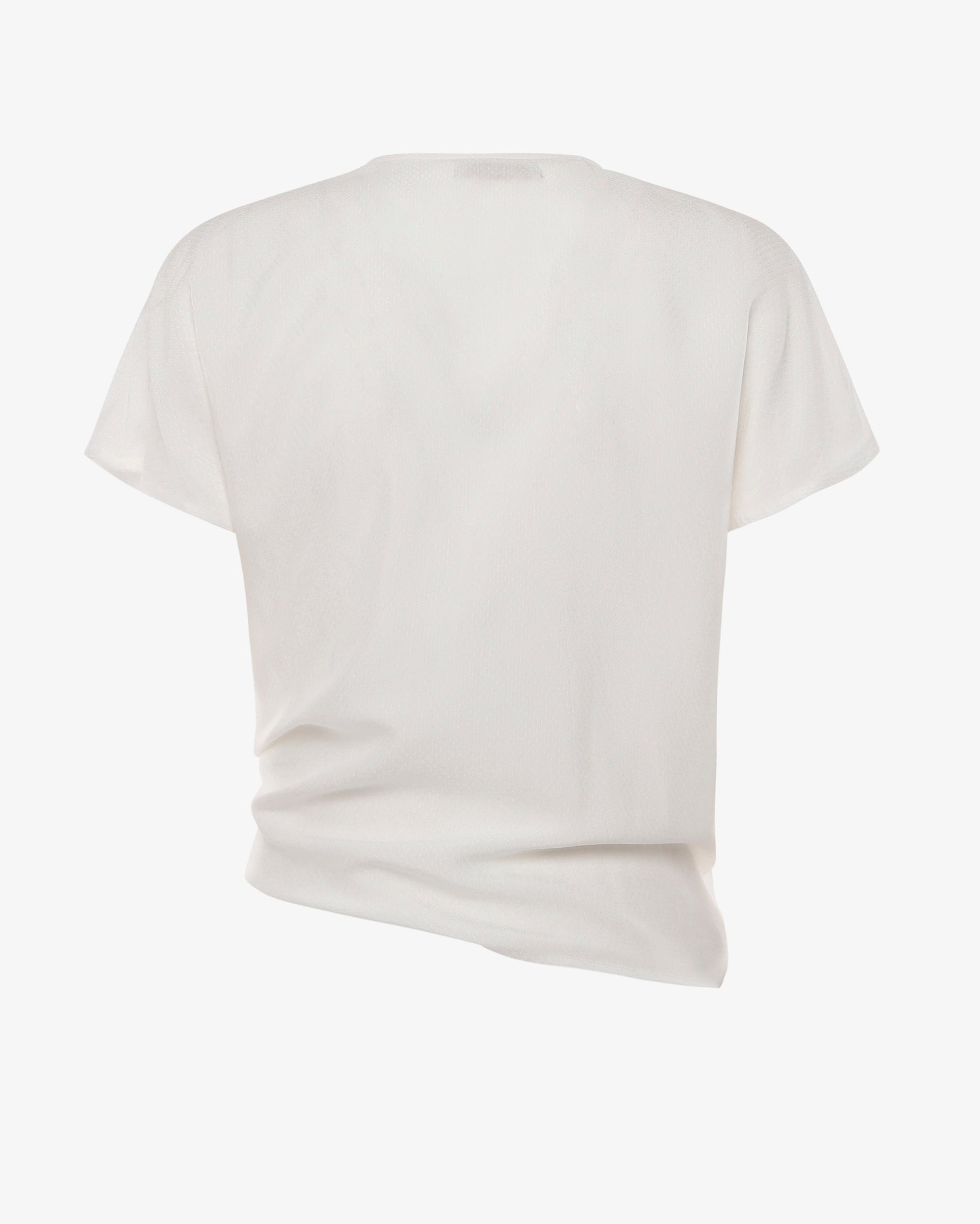 Blusa a portafoglio in jacquard con accessorio gioiello
