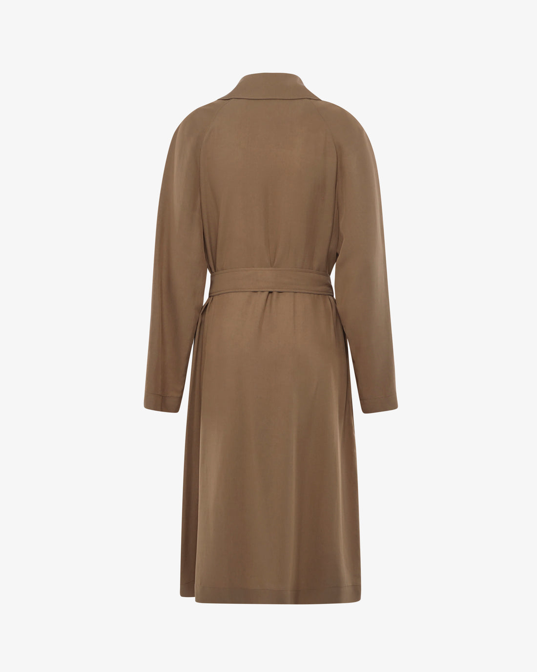 Trench con bottoni in viscosa