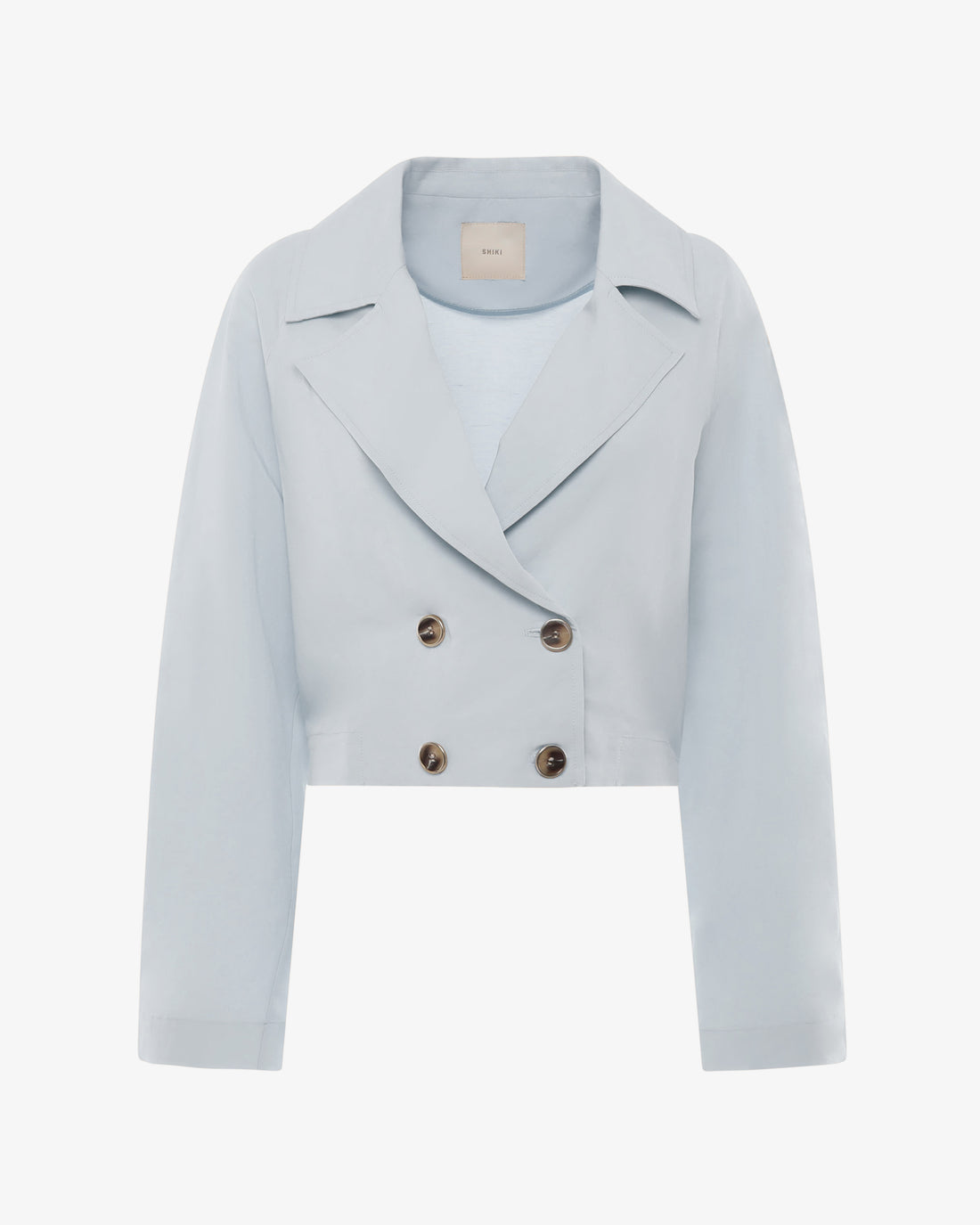 Trench cropped in misto lino