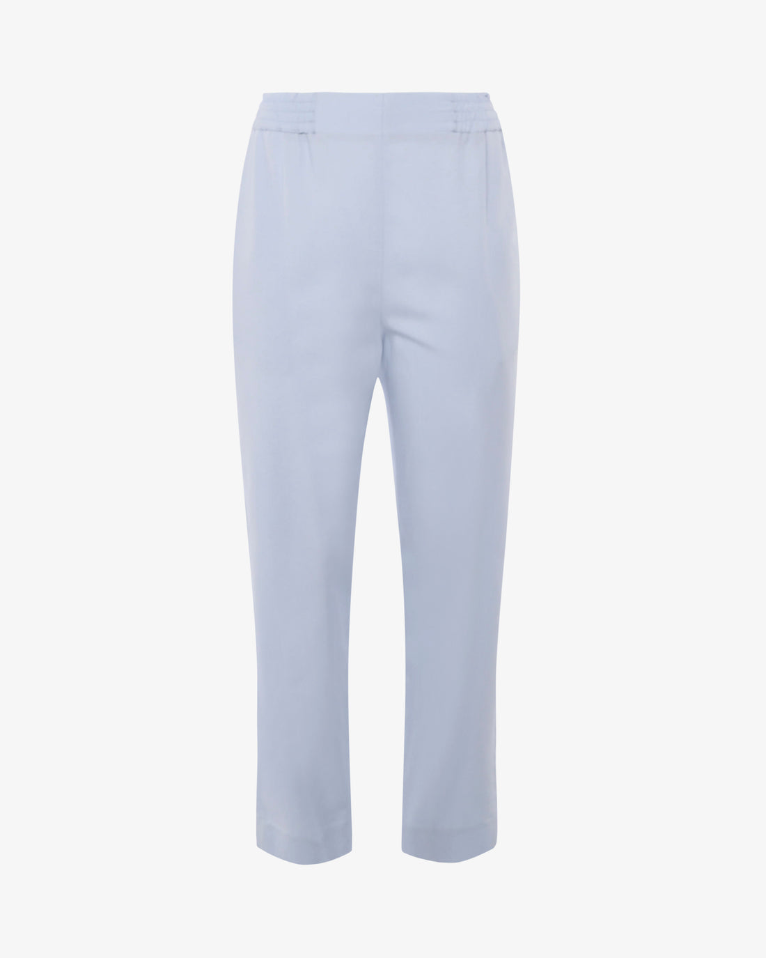 Pantaloni con coulisse in misto lino