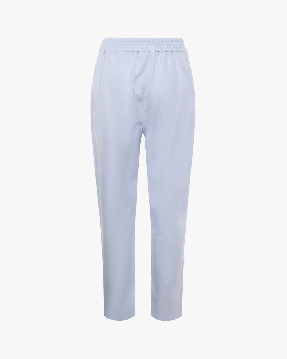 Pantaloni con coulisse in misto lino