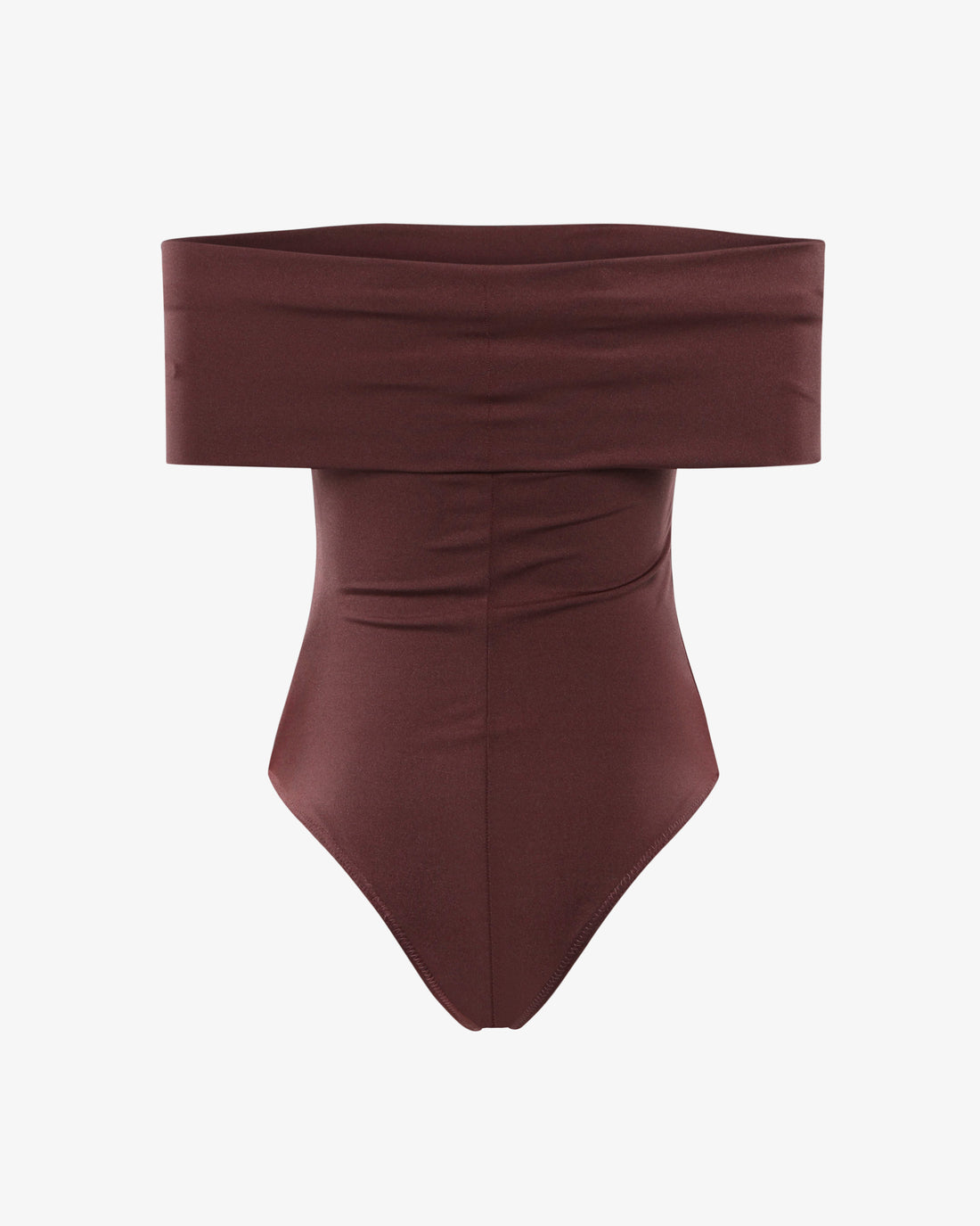 Costume intero con scollo Bardot