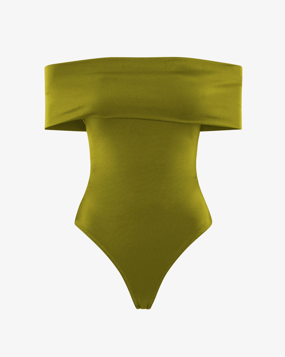 Costume intero con scollo Bardot