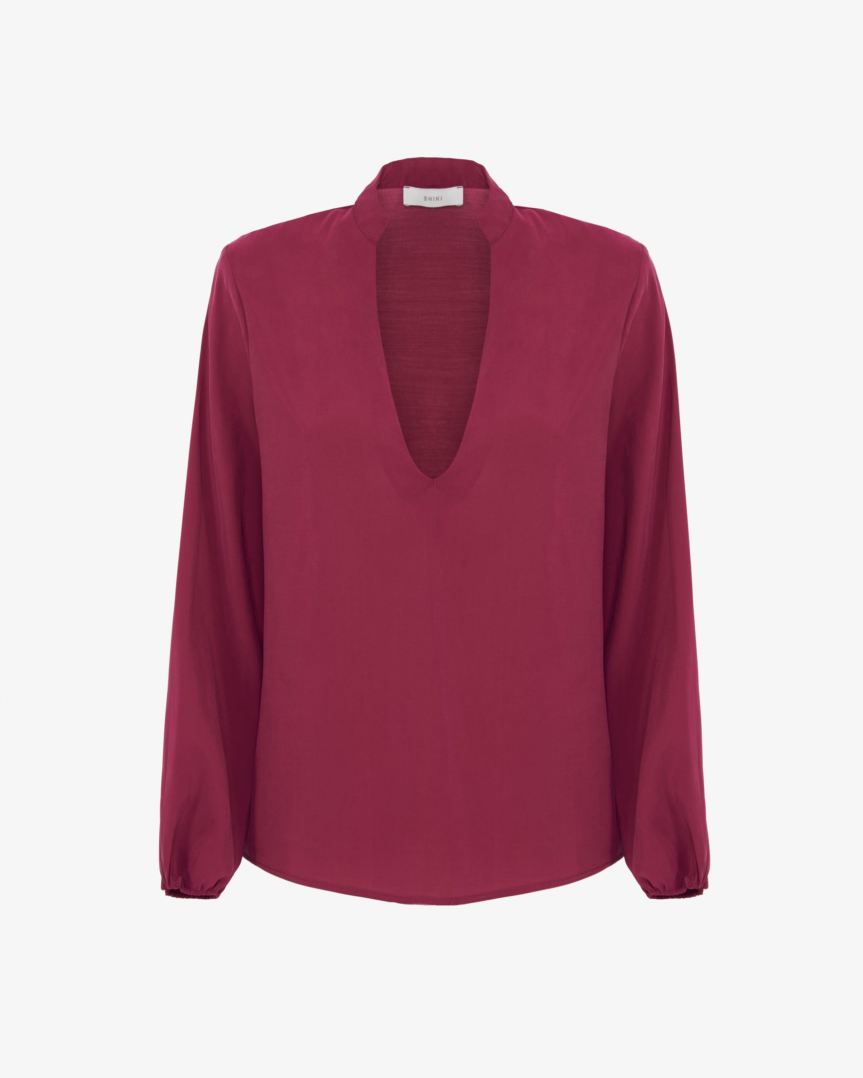 Blusa Scollo V Fluida