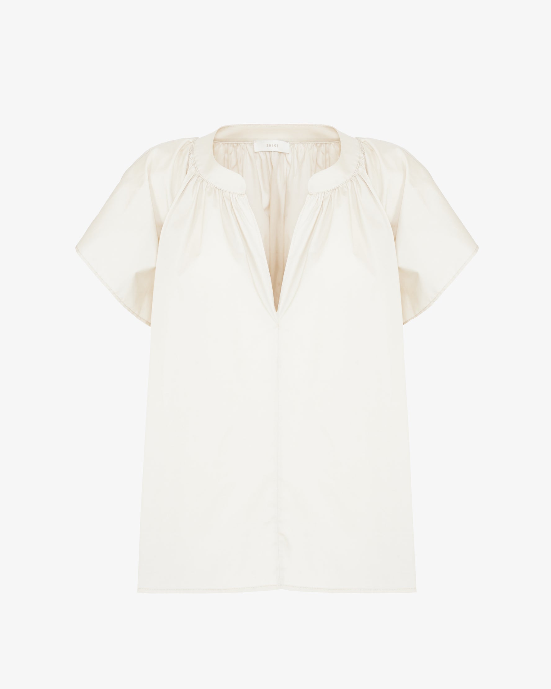 Blusa con arricciature