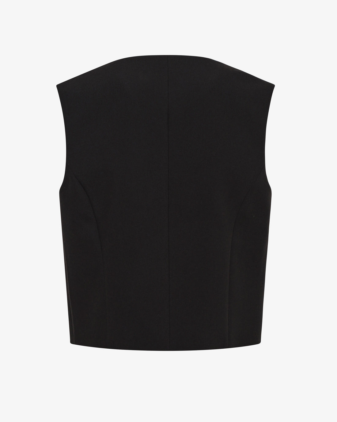 Gilet monopetto in manolana con bottoni