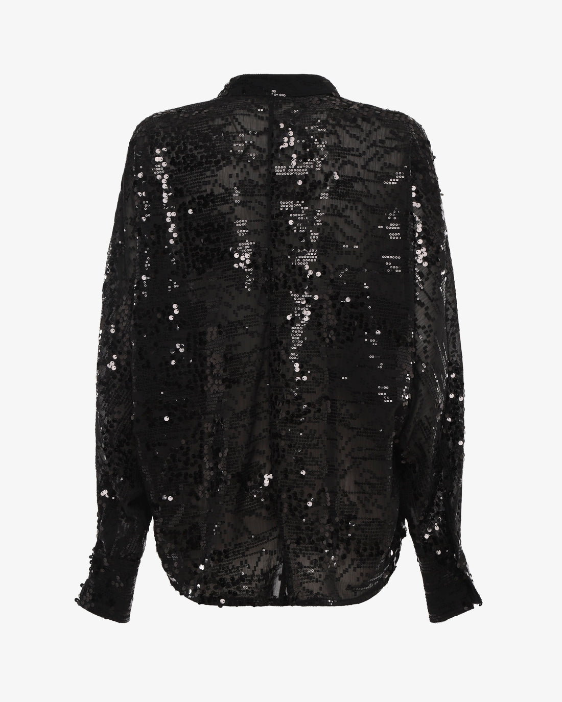 Camicia maniche lunghe in pailettes