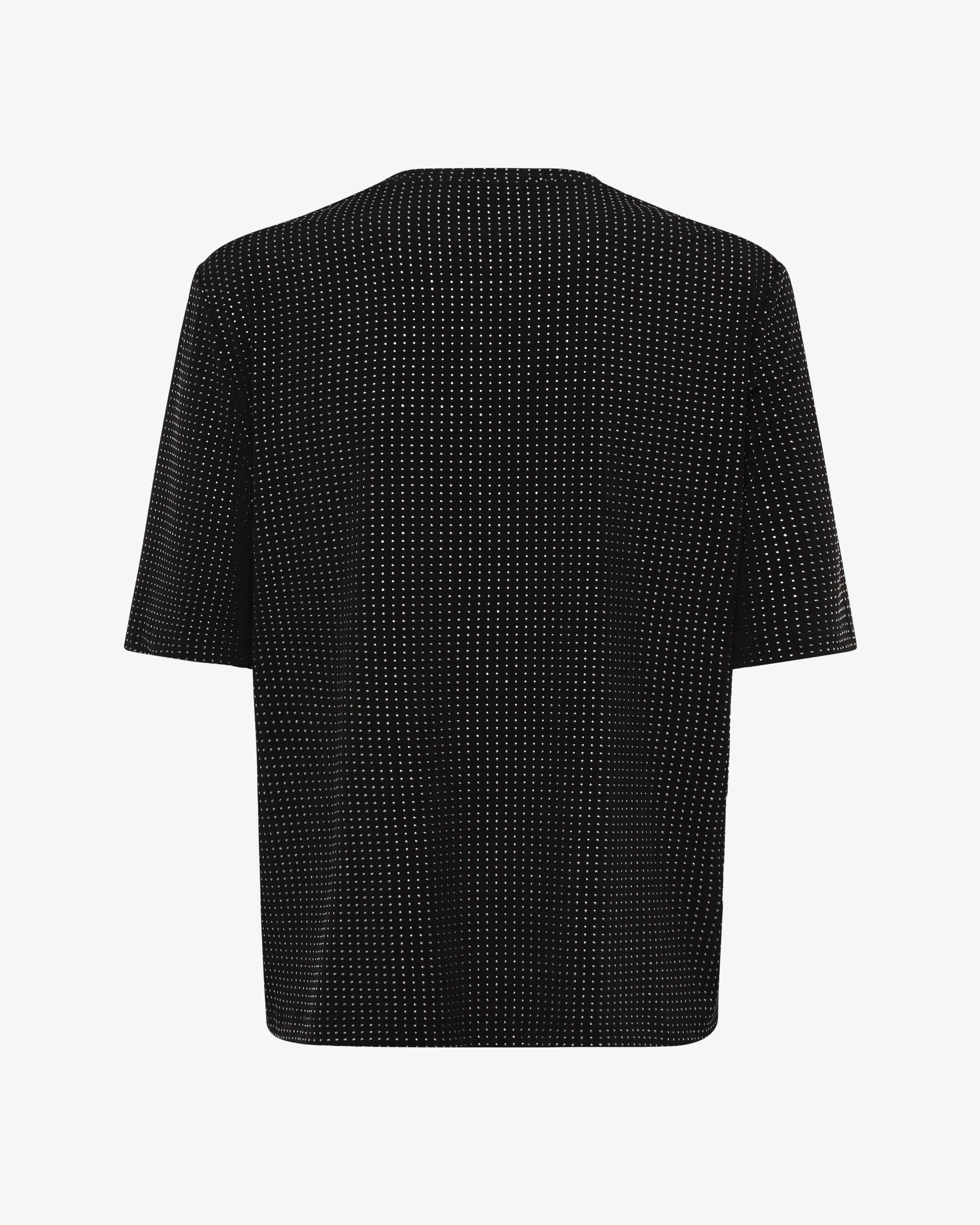 T-shirt con micro-borchie