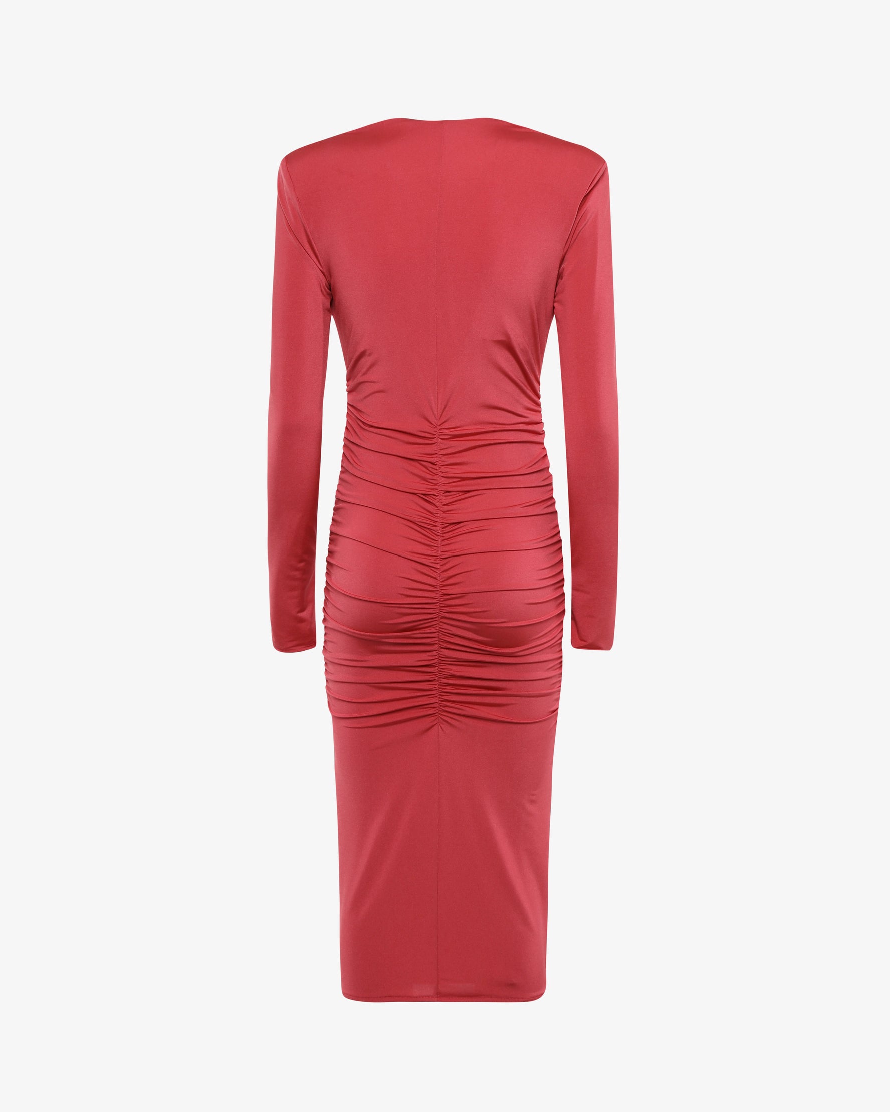 Abito Midi in jersey scollo a V