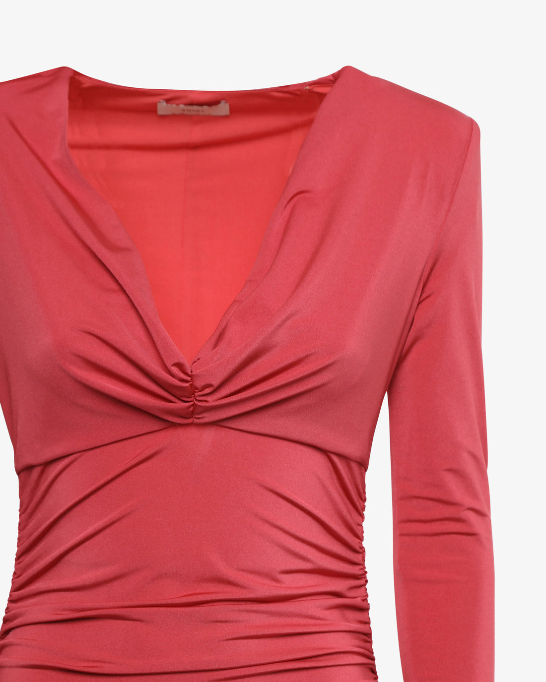 Abito Midi in jersey scollo a V