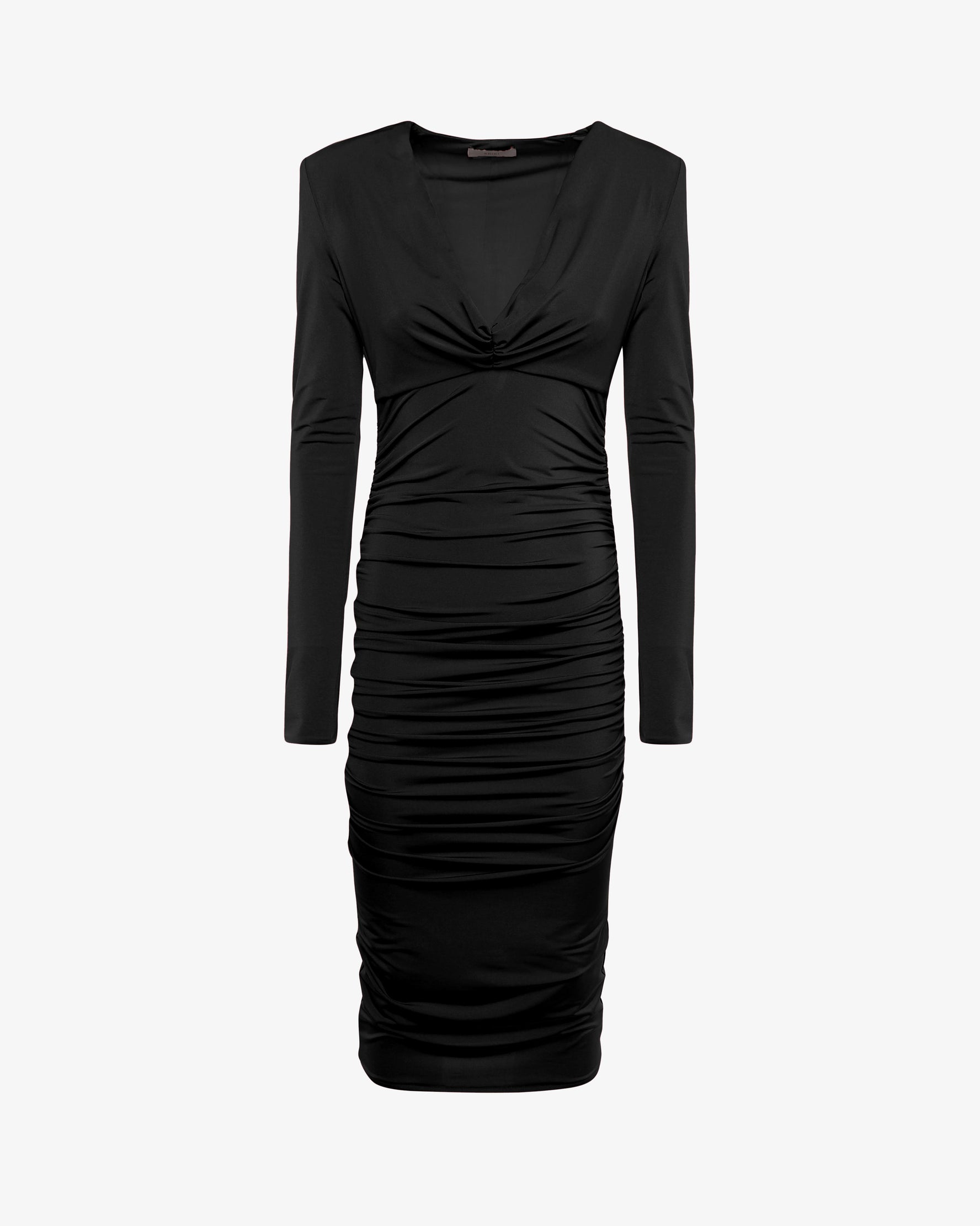 Abito Midi in jersey scollo a V