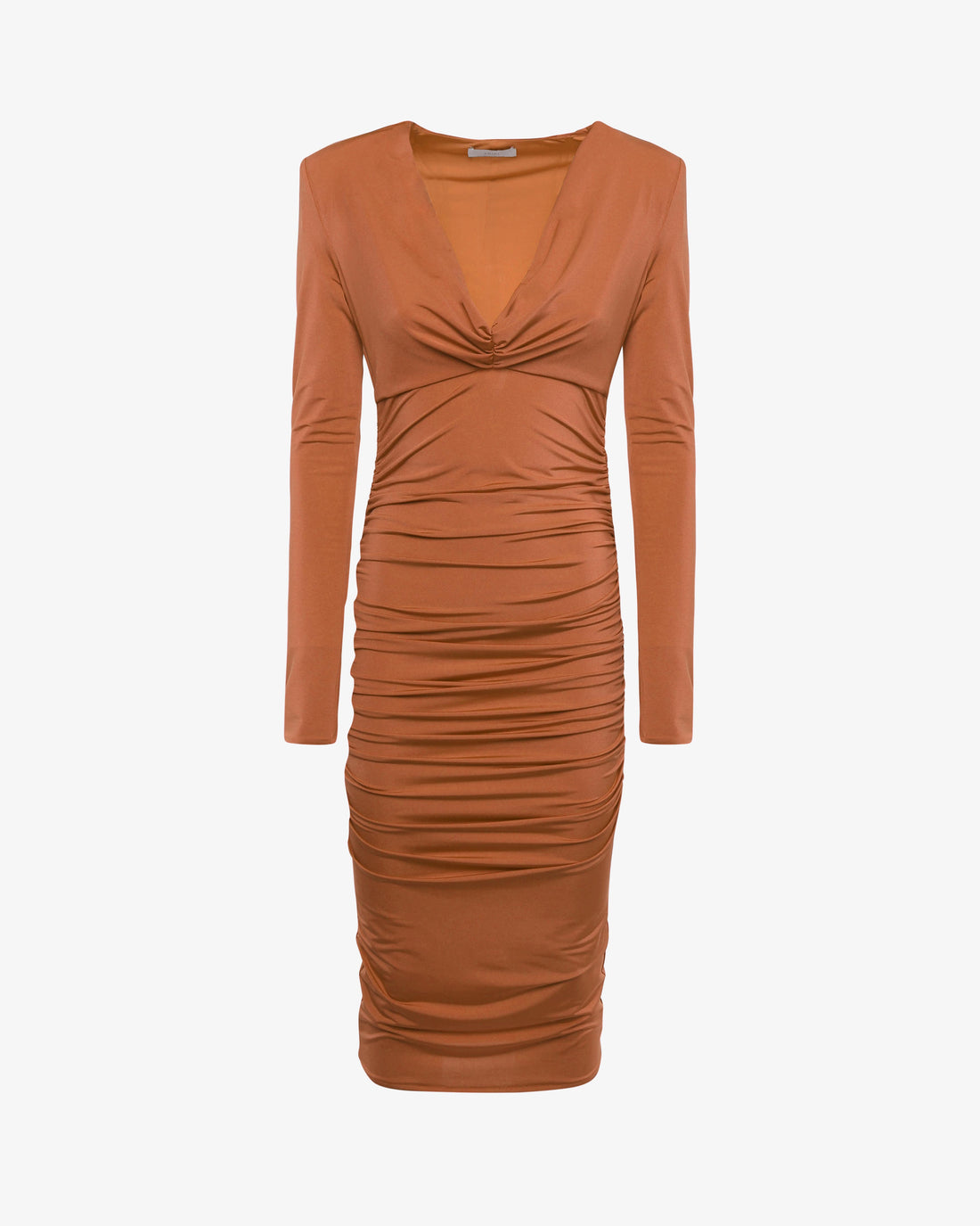Abito Midi in jersey scollo a V
