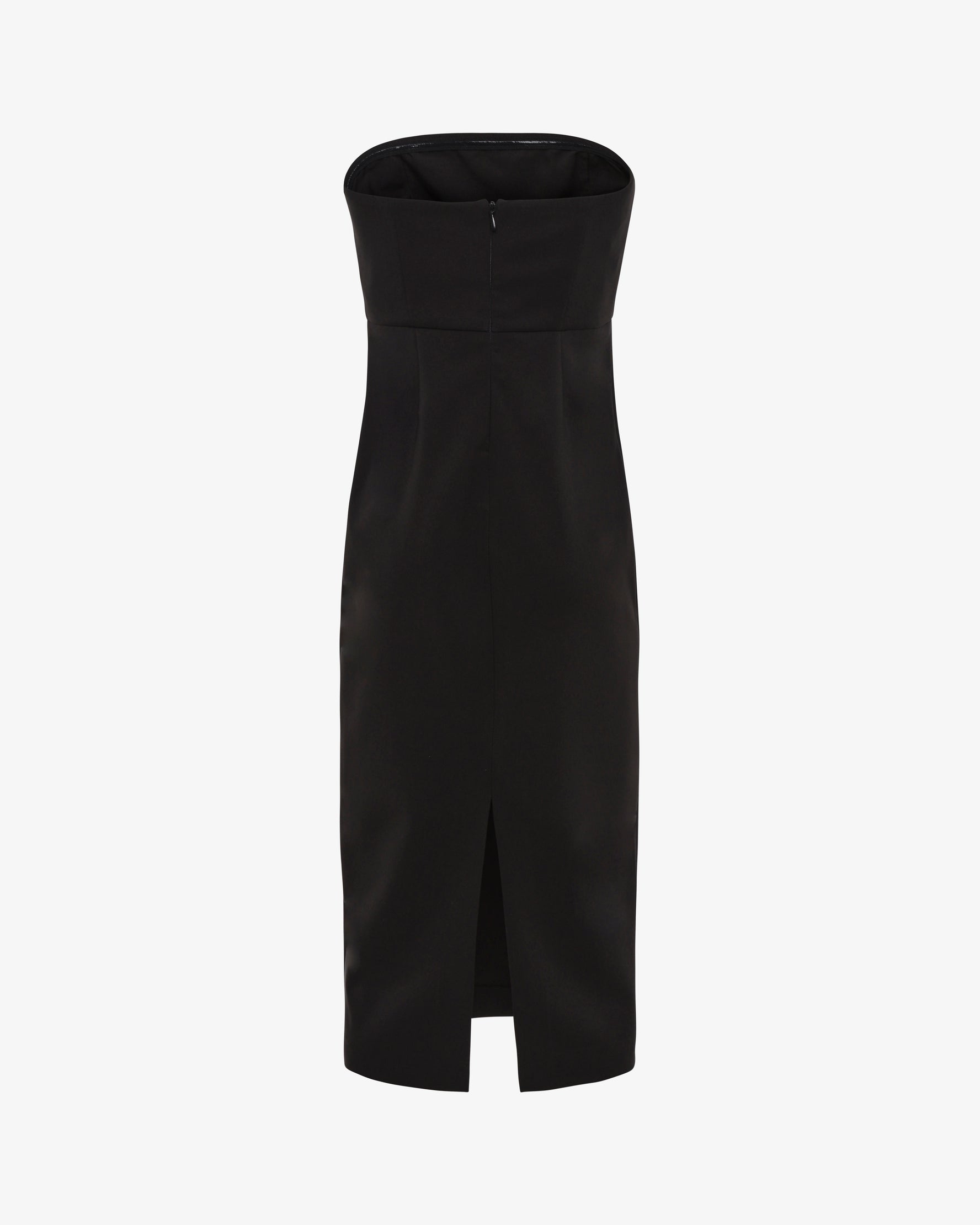 Abito Midi in maglia mezzo collo con collana