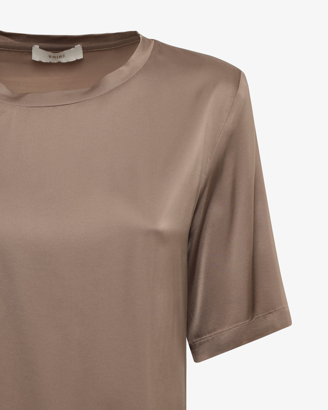 T-shirt in satin