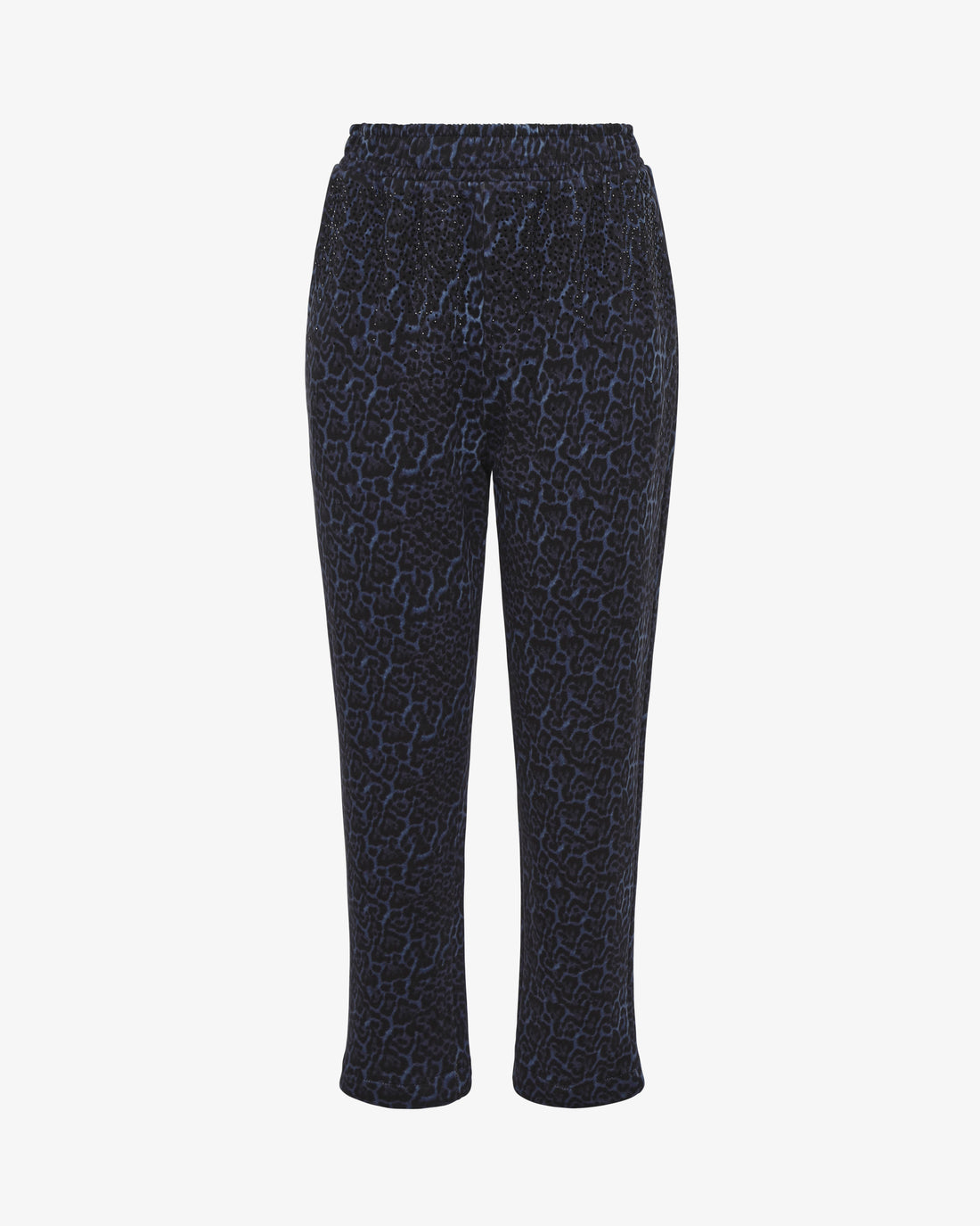 Pantaloni in felpa con stampa animalier