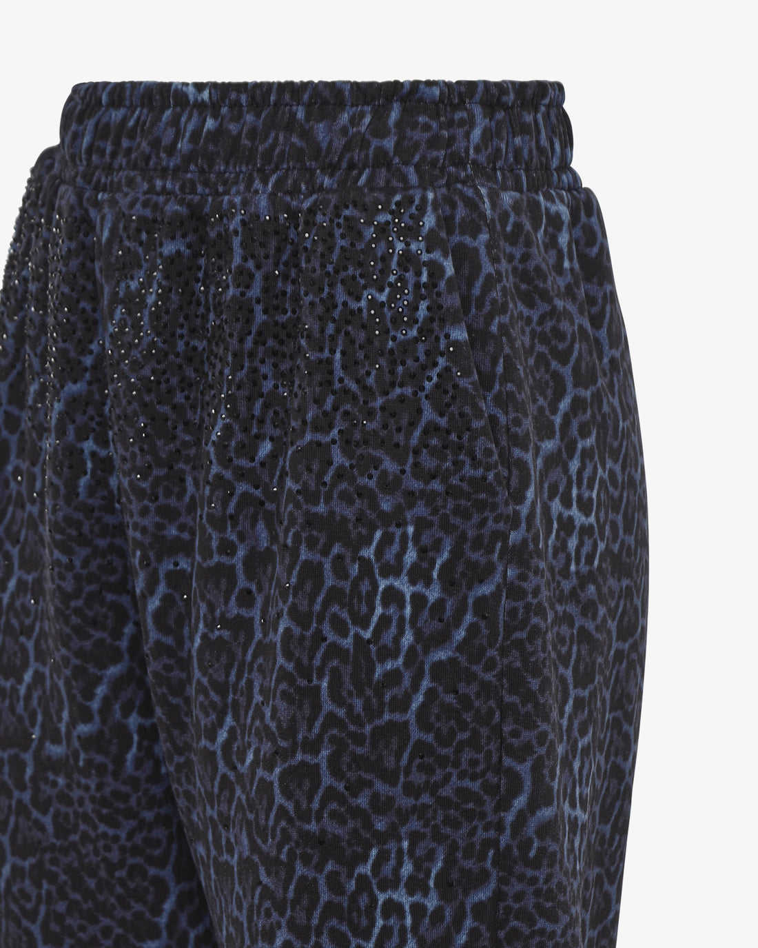 Pantaloni in felpa con stampa animalier