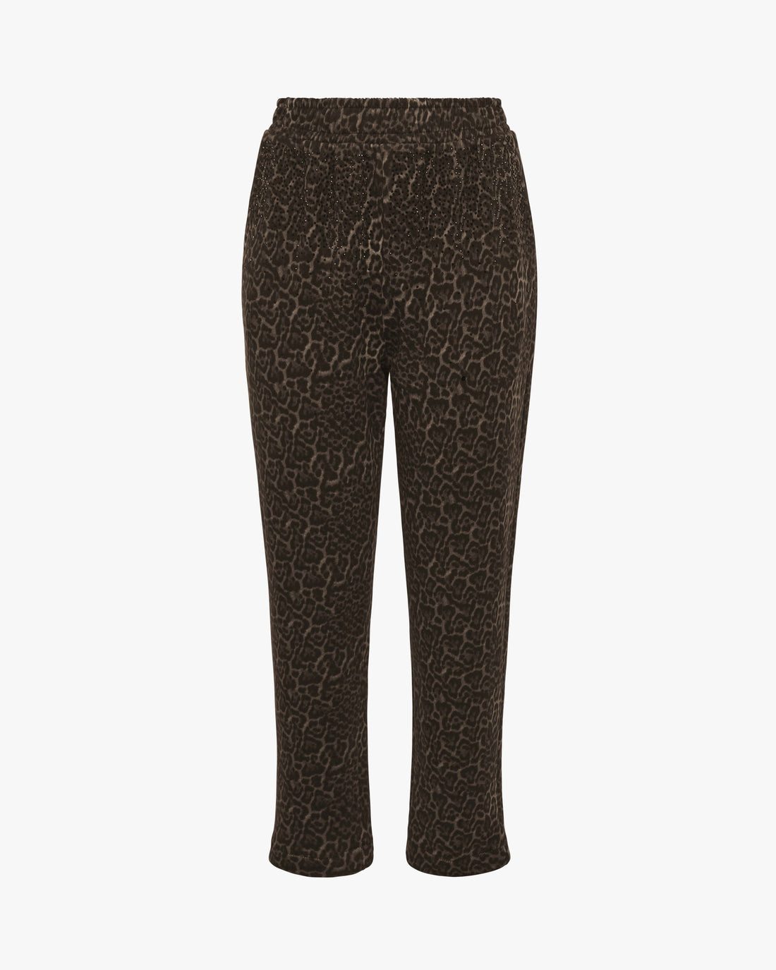 Pantaloni in felpa con stampa animalier