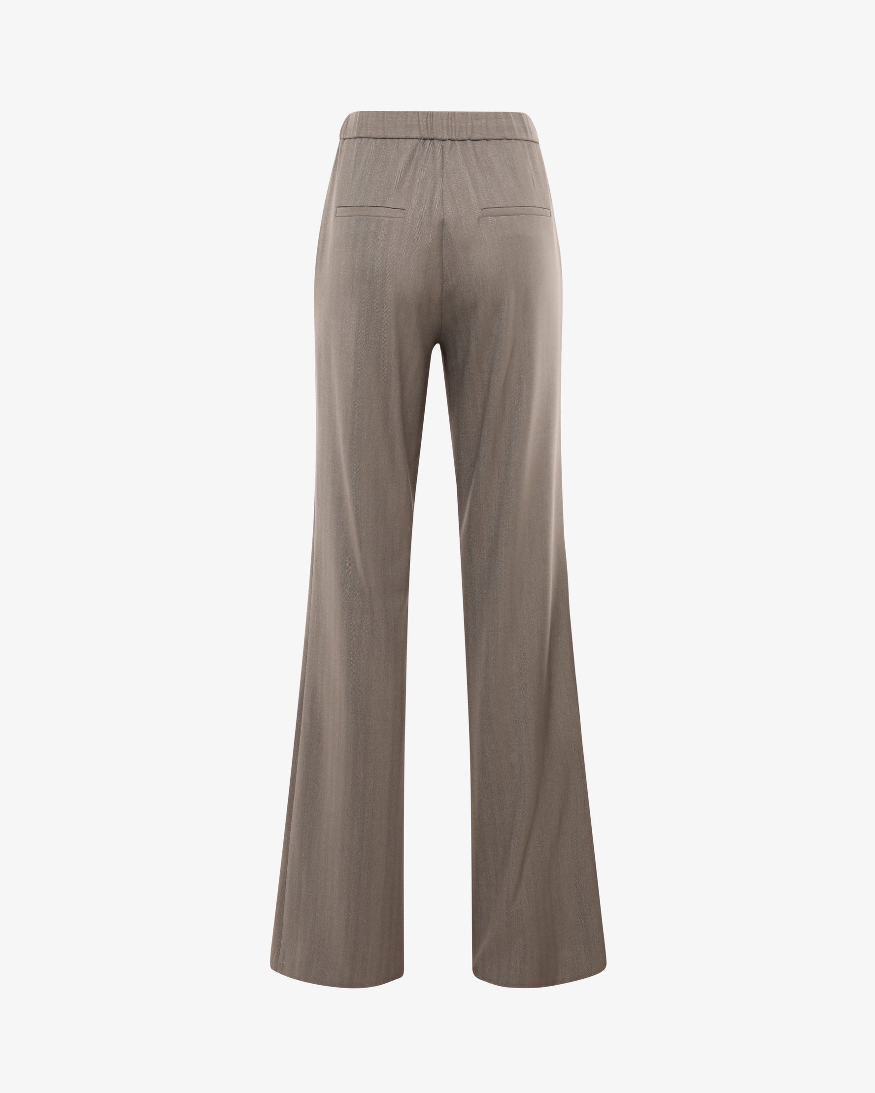 Pantaloni flare in manolana