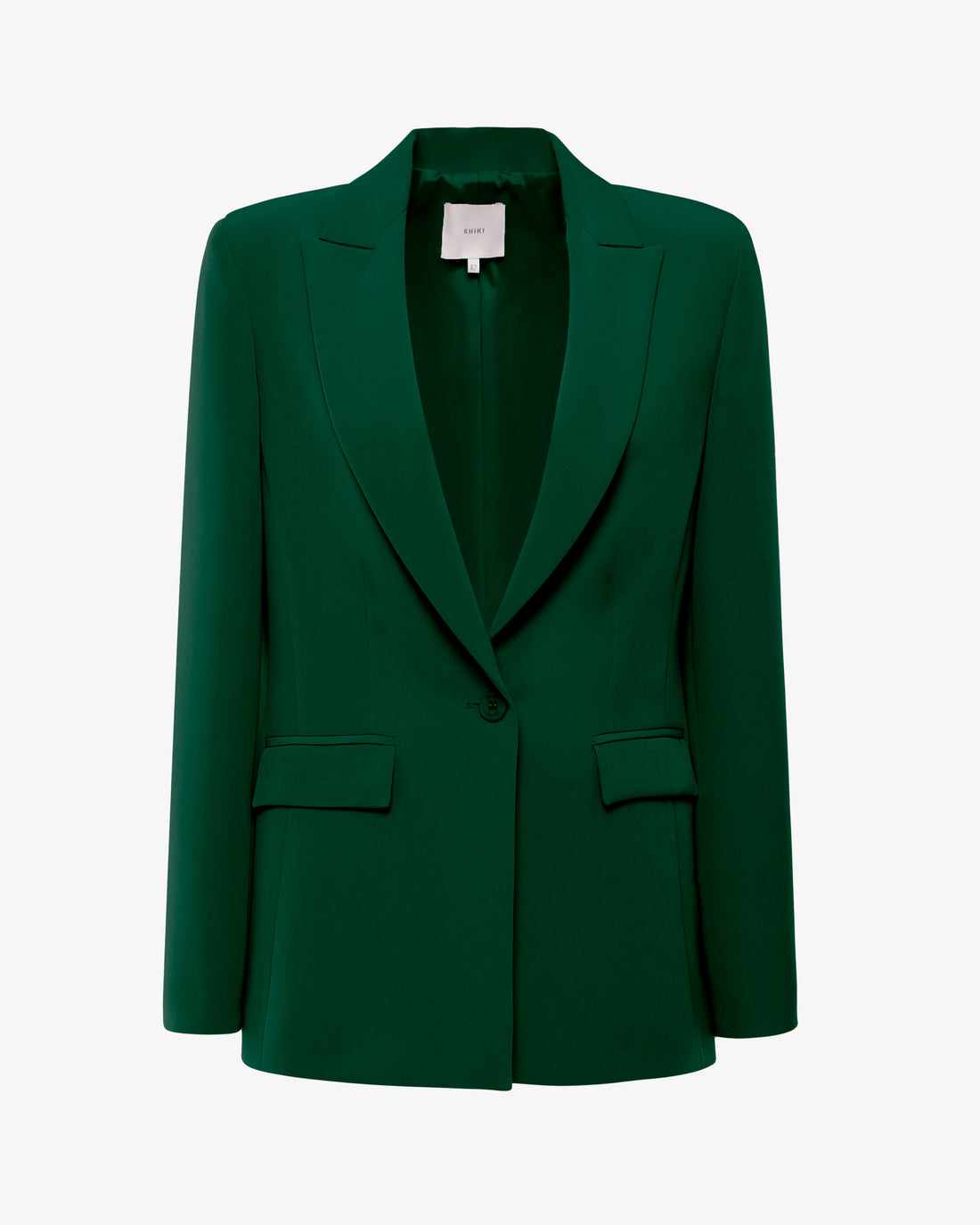 Tailleur con giacca monopetto e pantalone flare