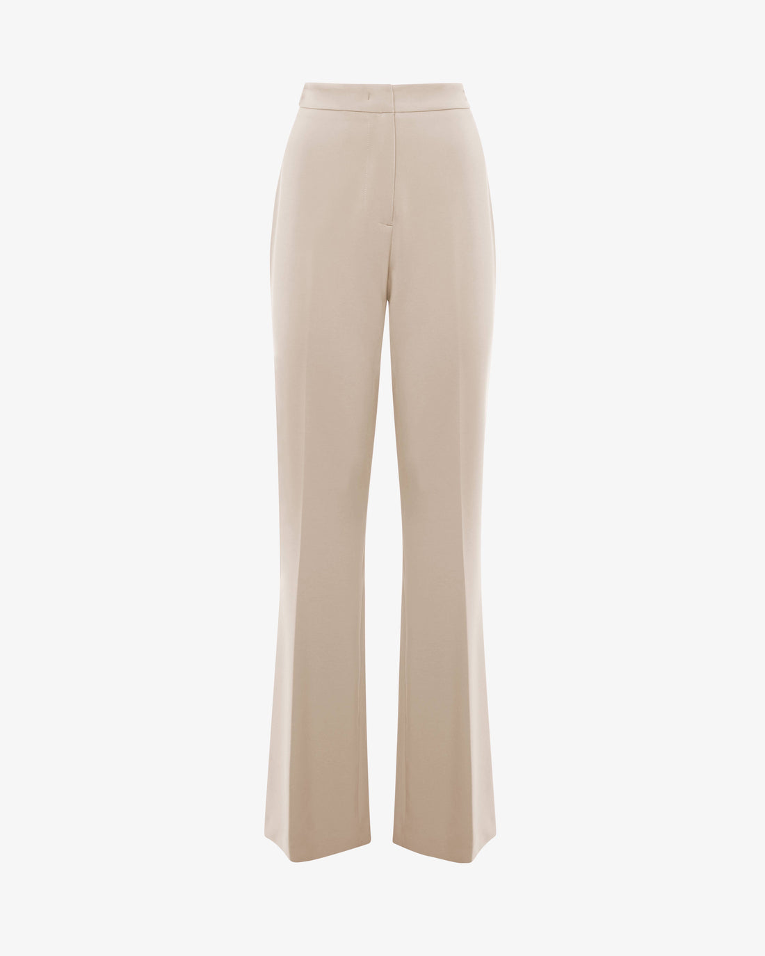 Tailleur con giacca monopetto e pantalone flare