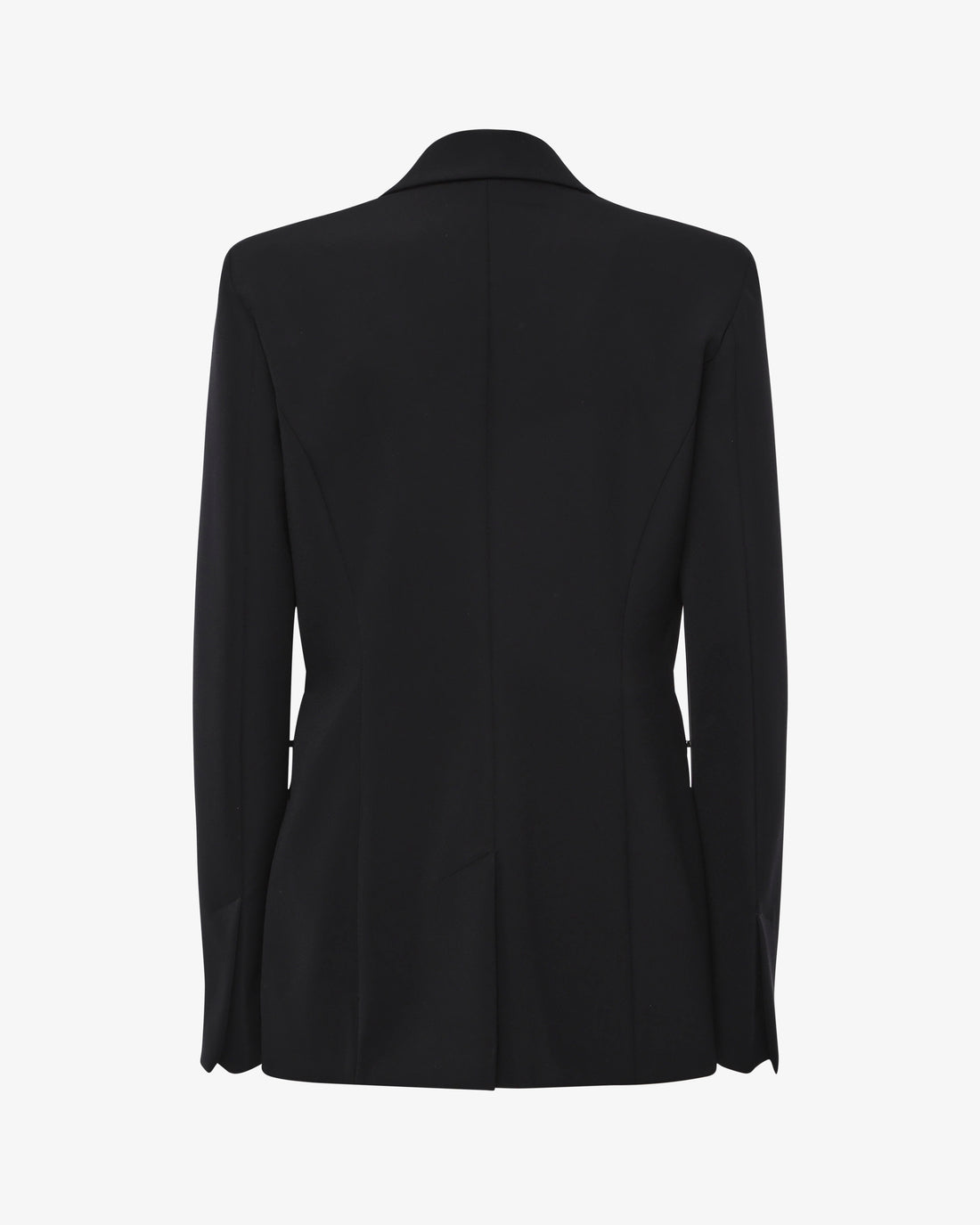 Tailleur con giacca monopetto e pantaloni slim con dettagli swarosvki