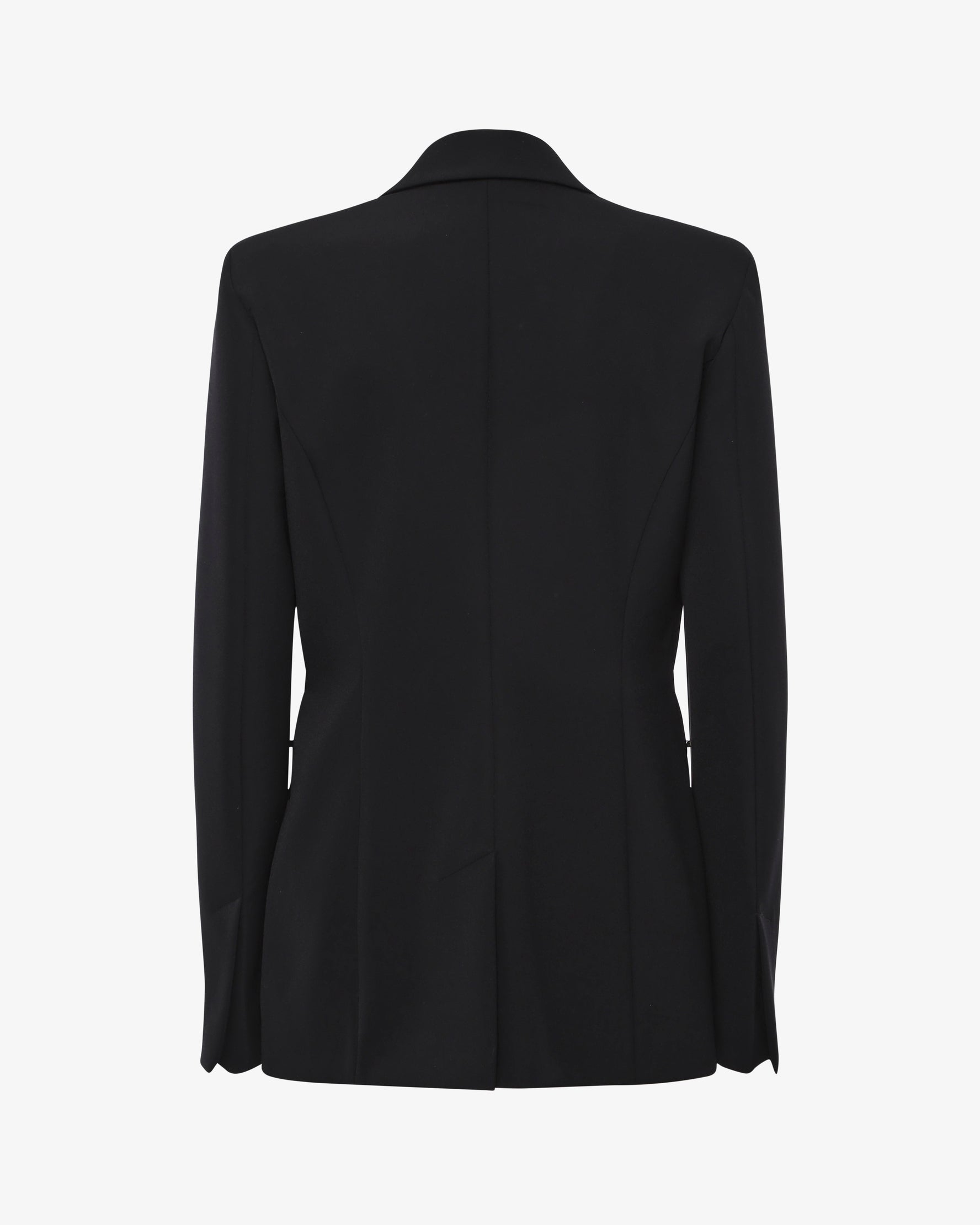 Tailleur con giacca monopetto e pantaloni slim con dettagli swarosvki