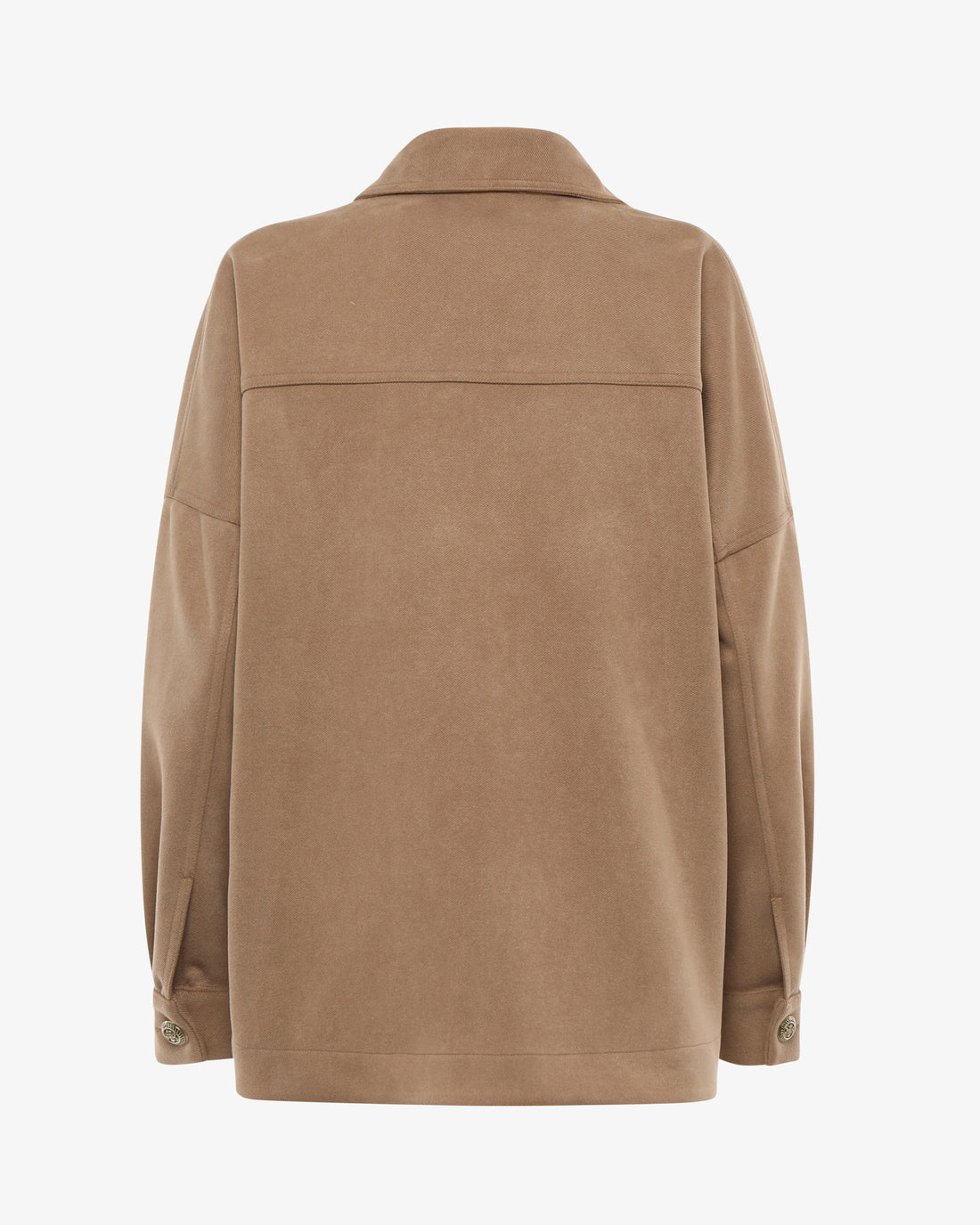 Overshirt con bottoni in metallo