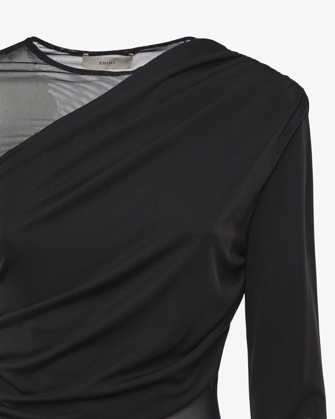 Body con cut out in rete