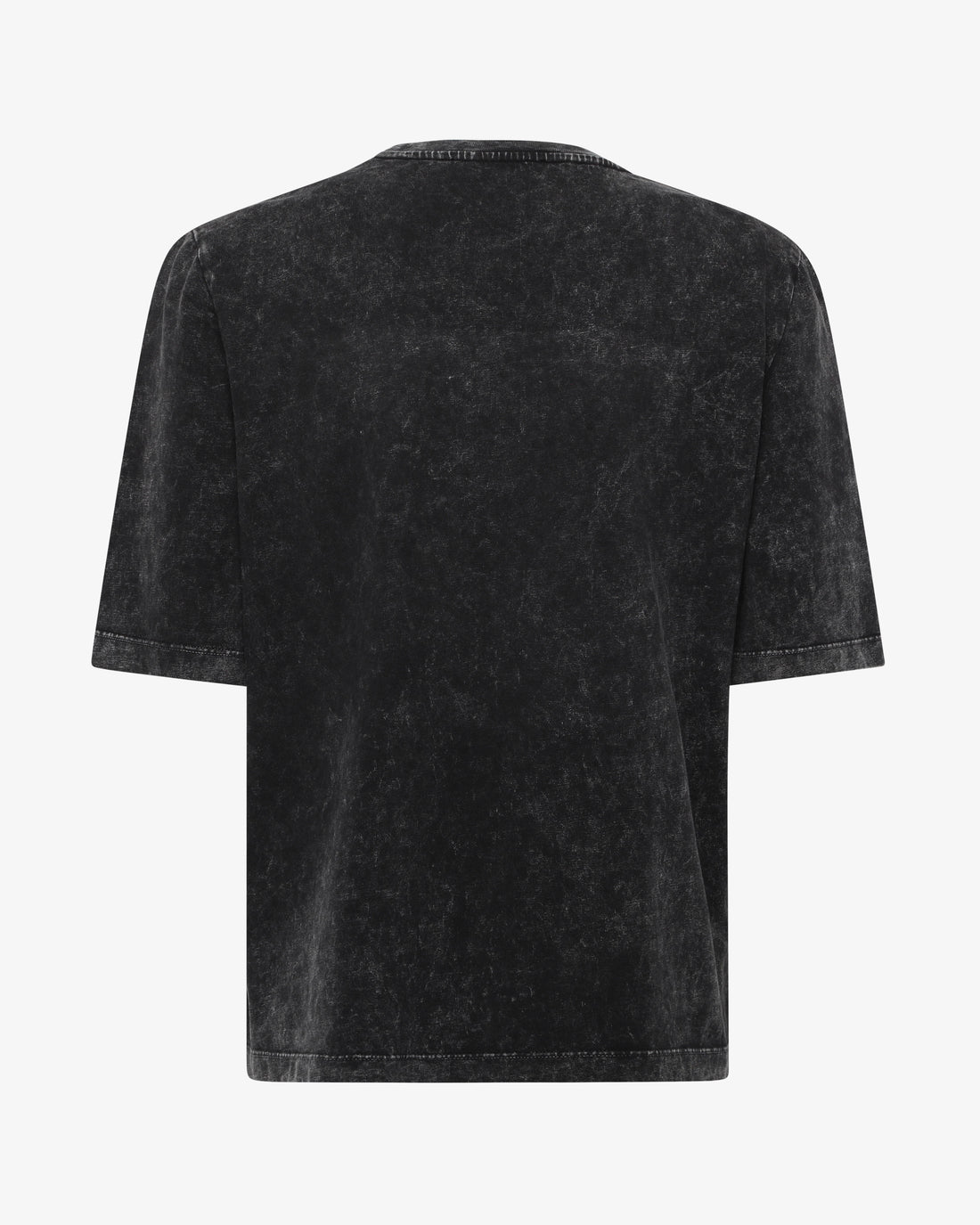 T-shirt in cotone stampata con strass